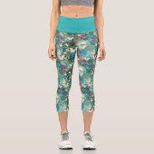 神秘的なバタフライシリーズデザイン3 カプリレギンス (正面)