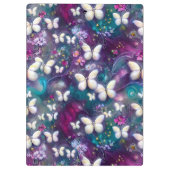 神秘的なバタフライシリーズデザイン5 クリップボード (裏面)