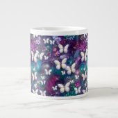 神秘的なバタフライシリーズデザイン5 ジャンボコーヒーマグカップ (正面)
