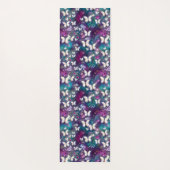 神秘的なバタフライシリーズデザイン5 ヨガマット (裏面)