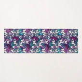 神秘的なバタフライシリーズデザイン5 ヨガマット (正面(横))