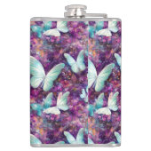 神秘的なバタフライシリーズデザイン7 フラスク (裏面)