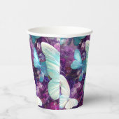 神秘的なバタフライシリーズデザイン7 紙コップ (右)