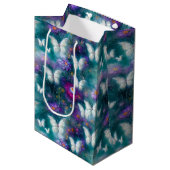 神秘的なバタフライシリーズデザイン9 ミディアムペーパーバッグ (正面アングル)