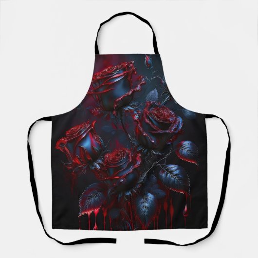 神秘的なバラエプロン – 中 エプロン (正面)