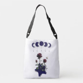 神秘的なバラ クロスボディバッグ (裏面)