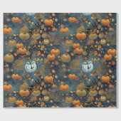 神秘的なパンプキンドリームラッピング紙 ラッピングペーパー (フラット)