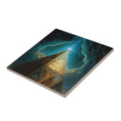 神秘的なピラミッドの幻想的な芸術 タイル (側面)