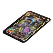 神秘的なピンクヘロン磁石 マグネット (左側)