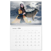 神秘的なファンタジーのゴシック様式おとぎ話のカレンダー カレンダー (1月 2026)