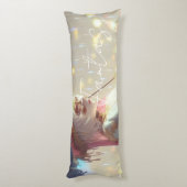 神秘的なファンタジーガール - 海の芸術的センス ボディピロー (裏面 (縦))