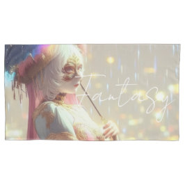 神秘的なファンタジーガール - 海の芸術的センス 枕カバー