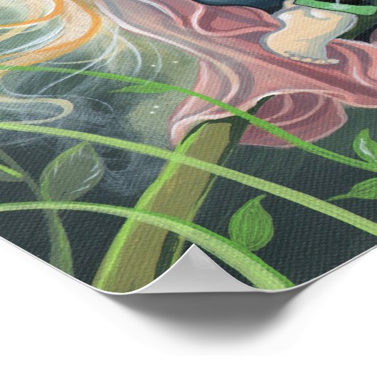 神秘的なファンタジーフェアリーアートポスター ポスター (角)