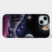 神秘的なファンタジーワールドフォンカバー iPhoneケース (裏面横)