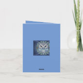 神秘的なファンタジー林フクロウ カード (裏面)