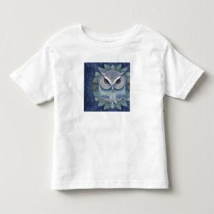 神秘的なファンタジー林フクロウ トドラーTシャツ