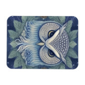 神秘的なファンタジー林フクロウ マグネット (横)