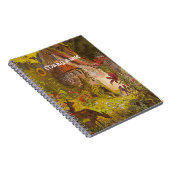 神秘的なファンタジー格言フォレストホーム ノートブック (右側)