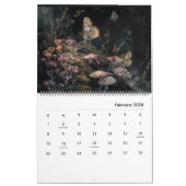 神秘的なフォレストコテージコアカレンダー カレンダー (2月 2026)