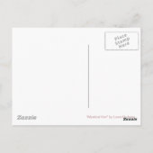 神秘的なフクロウ ポストカード (裏面)