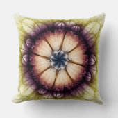 神秘的なフローラの不思議なパターン クッション (正面)