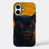 神秘的なブラックパンサーはっきりした- Jungle Majesty iPhone Case-Mate iPhoneケース (裏面)
