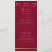 神秘的なブルゴーニュ金ゴールドサンスタームーン宇宙結婚ズ プログラム (正面)