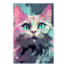 神秘的なブルーアイズキッテン |かわいい猫