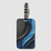 神秘的なブルートラベラーラゲッジタグ ラゲッジタグ (正面縦)