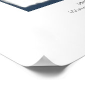 神秘的なブルーハート ポスター (角)