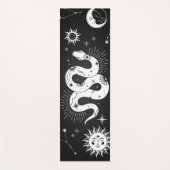 神秘的なヘビの月と星 ヨガマット (正面)