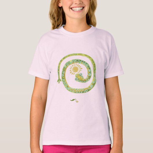 神秘的なヘビ Tシャツ (正面)