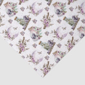 神秘的なボホラベンダーアネモーンムーンとボトル 薄葉紙 (詳細)