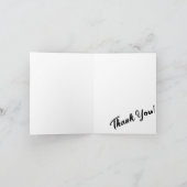 神秘的なボホラベンダーアネモーンムーンノート カード (内部)