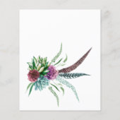 神秘的なボホ多肉性花嫁の昼食会 チラシ (裏面)