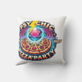 神秘的なポッドキャストピロー クッション (裏面)