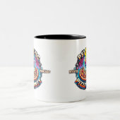 神秘的なポッドキャストマグ ツートーンマグカップ (中央)