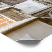 神秘的なポートレートオンオールドタウンホール，ブラチスラヴァ ポスター (角)