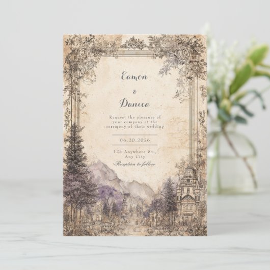 神秘的なマウンテンヴィレッジ結婚ズ 招待状 (スタンド正面)