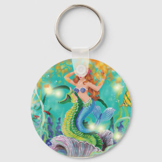 神秘的なマーメイドのSeahorse Keychain キーホルダー