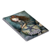 神秘的なマーメイド&スターフィッシュシーオラクルカスタム ノートブック (右側)