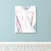 神秘的なミューズ キャンバスプリント (インサイチュ (ウッドフロア))