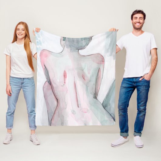 神秘的なミューズ フリースブランケット (インサイチュ)