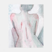 神秘的なミューズ フリースブランケット (正面)