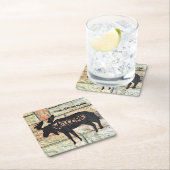 神秘的なムース スクエアペーパーコースター (インサイチュ)