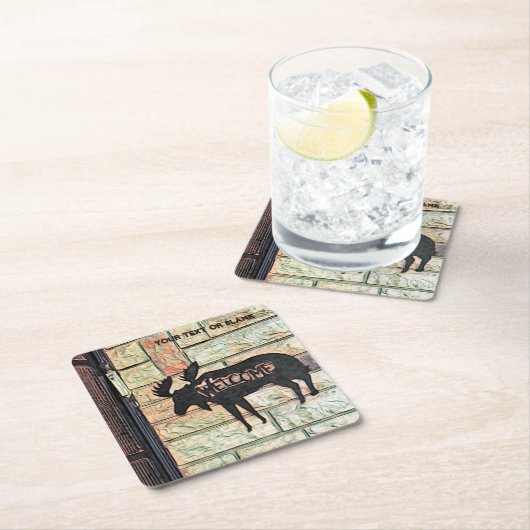 神秘的なムース スクエアペーパーコースター (インサイチュ)