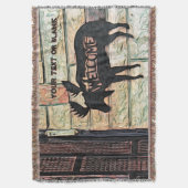 神秘的なムース スローブランケット (正面縦)