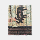 神秘的なムース フリースブランケット (正面)