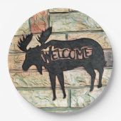 神秘的なムース ペーパープレート (正面)