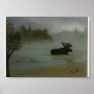 神秘的なムース ポスター